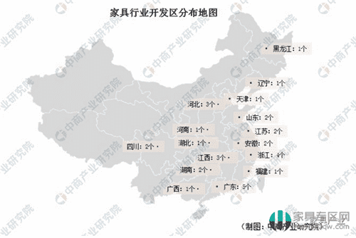 家具行业：分析32个开发区，预测2019年家具市场前景
